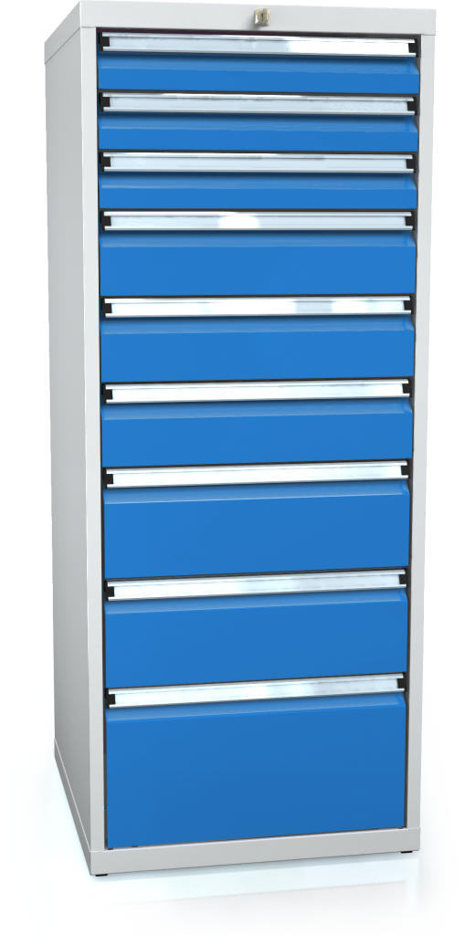 Drawer cabinet 1373 x 555 x 600 - 9x drawers